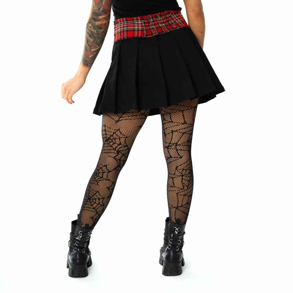 Heartless - Bobbi Short skirt - Black/Red